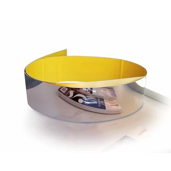 KOSHKA Toe Kick Cover Kickplate Baseboard Door Plate (Chrome (Like Mirror)) (4"x 102")