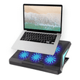 thumbnail image 1 of Kosiy Laptop Cooling Pad, Laptop Cooler with 6 Quiet Fans 2 USB Ports Adjustable Heights and Speeds, 1 of 9