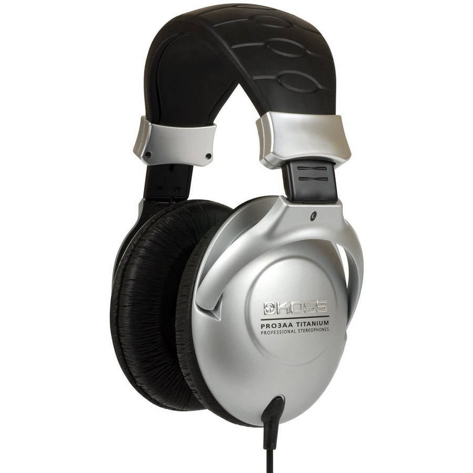 KOSS 183252 Pro3AAT Titanium Over-Ear Full-Size Studio Headphones