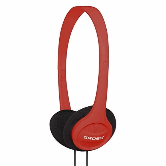 Koss KPH7 On-Ear Headphones, Red