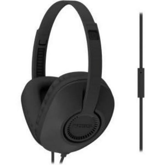 KOSS Over-Ear Headphones with Microphone and In-Line Remote, UR23i (Black), 195223.101