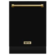 KOSTCH 24in Built-in Dishwasher with 8 wash programs & 4 Dry Options, Large Capacity 15 Place Settings,Bronze Handle, 45-dBA Ultra-Quiet, ENERGY STAR Certified