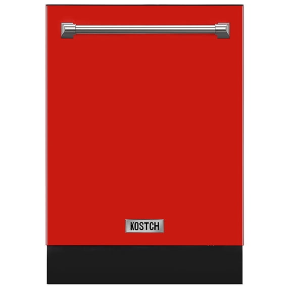 KOSTCH 24in Built-in Dishwasher with 8 wash programs & 4 Dry Options, Large Capacity 15 Place Settings,Stainless Steel Handle, 45-dBA Ultra-Quiet, ENERGY STAR Certified