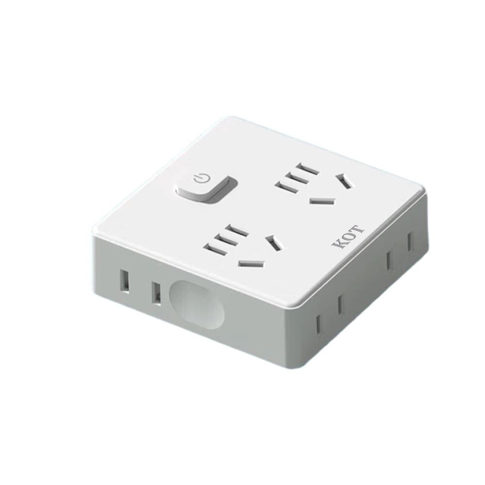 KOT Electrical plugs and sockets, Ultra-Thin Flat Plug Surge Protector ...