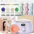 thumbnail image 1 of KOTAMU Waxing Kit for Women & Men, Wax Warmer for Hair Removal, Digital Wax Kit with SiliconePot，Ideal for Face Eyebrow Arm Legs Armpit &Sensitive Skin, Purple Waxing Machine With 44 Accessories, 1 of 9