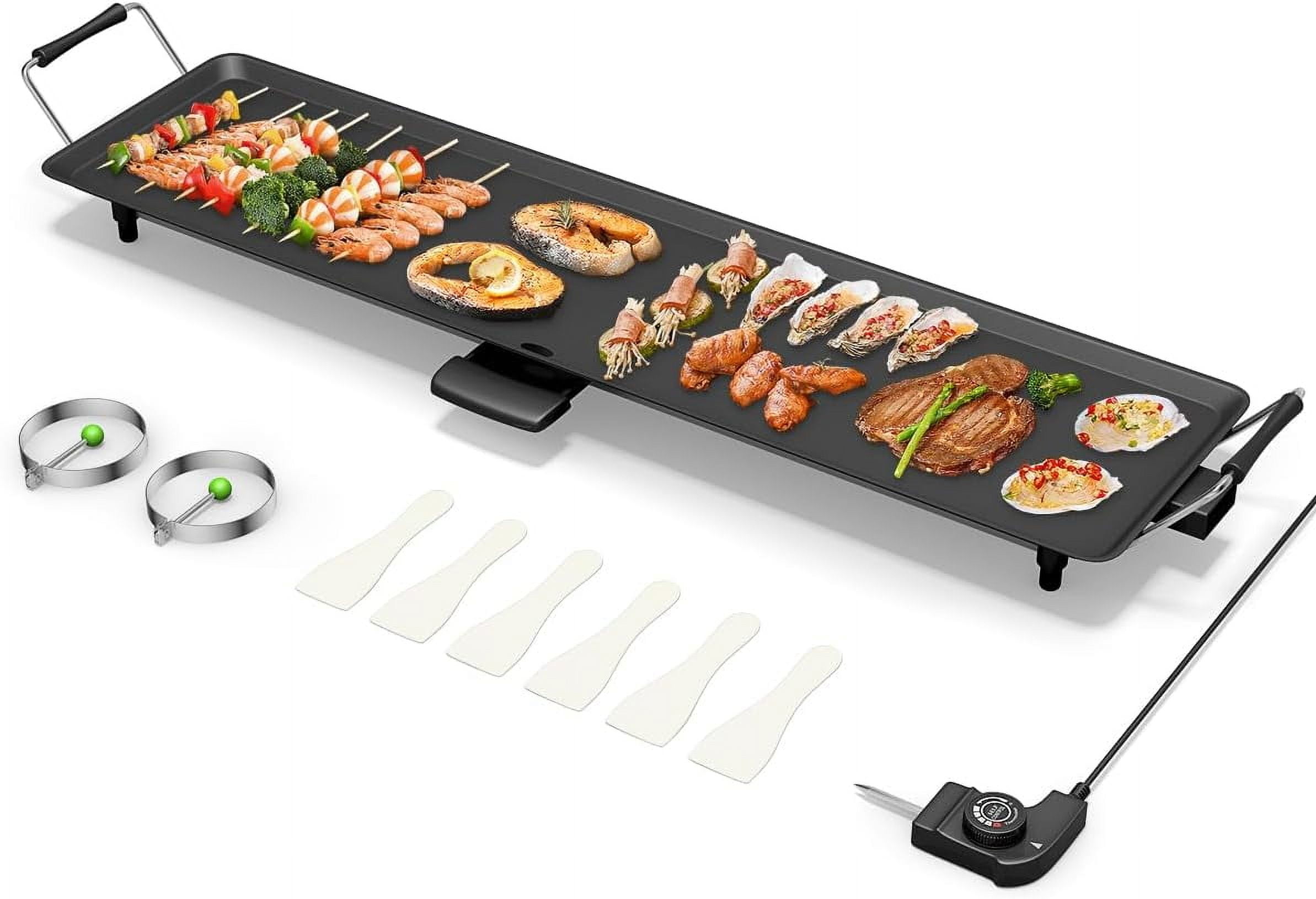 KOTEK 35” Electric Griddle, Nonstick Extra Large Teppanyaki Grill
