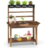 Kotek Kids Fir Wood Mud Kitchen Table with 4 Pots