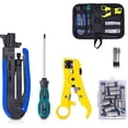 thumbnail image 2 of Mxuteuk RG59 RG6 Coax Cable Crimper Kit Coaxial Compression Tool 2 of 12