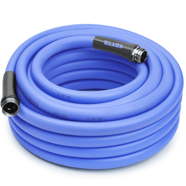 KOTTO Heavy Duty Expandable Garden Hose, Lightweight Water Hoses for Outside, Leak-Proof, Blue, 50ft for Father's Day Gifts
