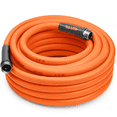 thumbnail image 1 of Kotto 100 ft Expandable Garden Hose, Water Hose for Outside with 10 Spray Nozzles, Brass Connector, Leak-Proof, Orange, 1 of 6