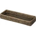 thumbnail image 1 of KOUBOO La Jolla Rattan Vanity Tray, Black-Wash, 1 of 5