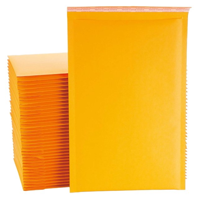 KOUROUU 200 PCS 9x11 Inch Paper Bubble Mailers Padded Envelopes Bags