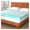KOUROUU Mattress Topper, 2 Inch Gel Memory Foam Mattress Topper for