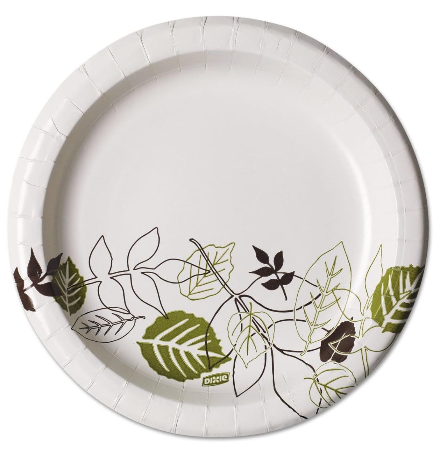 KOUROUU UX9PATHPK Pathways Soak-Proof Shield Mediumweight Paper Plates 8 1/2-Inch Pathway 125/Pack
