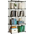 thumbnail image 1 of KOUSI 14"x14" Wire Cube Storage, Metal Grid Organizer, 8-Cube Modular Shelving Unit, Stackable Bookcase, Ideal for Living Room, Bedroom, Office, Garage, 1 of 7