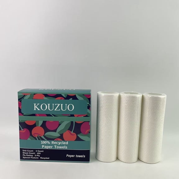 KOUZUO Paper towels,Ultra Soft Facial Tissues, 3-Ply
