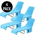 thumbnail image 1 of KOVOT 2-in-1 Lounge Chair Towel Cover & Carrier (Blue) - Measures 84"L x 26"W (4 Pack), 1 of 2
