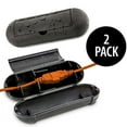 KOVOT Extension Cord Safety Cover Protectors 2 Pack, Black Great Protection Against Rain & Snow