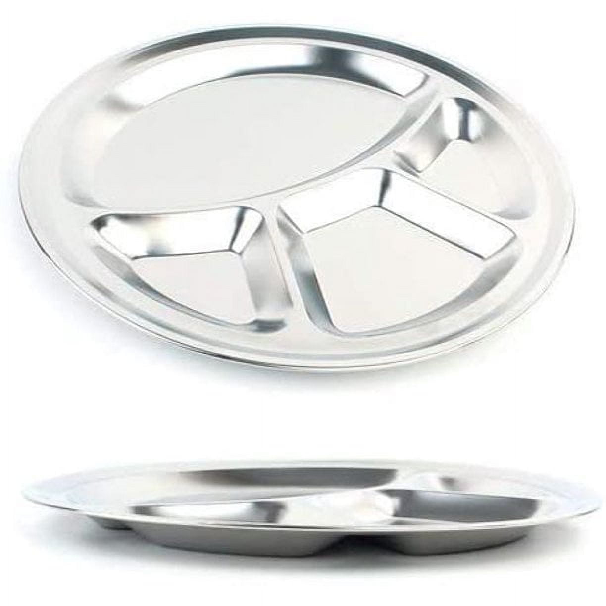 Stainless Steel Divided Plates For Restaurant And Adult Use Perfect For  Serving Bowls With Lids, Bento, And Lunch Tays From Liliyabl, $14.94