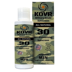 Kovr Mineral Sunscreen - Water Resistant Face and Body Lotion, Unscented, SPF 30, 4 fl oz.