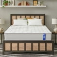 thumbnail image 1 of KOW® 12 inch California King Size Innersping Mattress in a box,Medium Firm,Pressure Relief,5 Zones Support,Egde Support & Comfortable Foam, 1 of 11