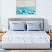 KOW 12 inch Queen Szie Memory Foam Mattress in a Box,Medium,Euro Top,Cooling & Pressure Relief