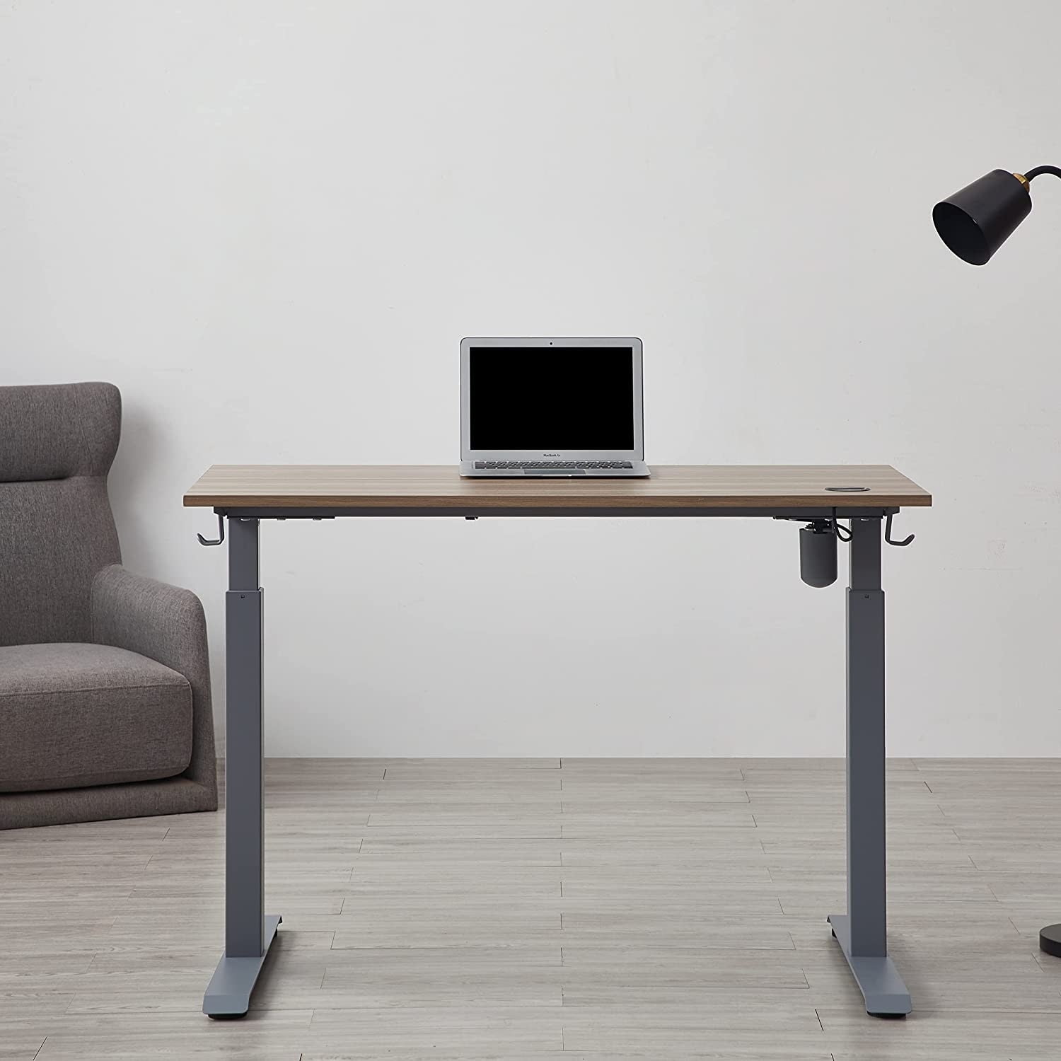 KOWO Electric Height Adjustable Standing Desk Greige/Grey