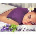 thumbnail image 1 of KOYA Naturals Soft Purple Velvet Flax Seed Microwavable Heating Pad with Lavender, 1 of 6
