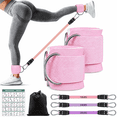 thumbnail image 1 of KOYMISKU Ankle Resistance Bands with Cuffs, Ankle Bands for Working Out, Leg and Glute Exercise Equipment for Kickbacks, Home Gym Workout Bands for Women, 1 of 8