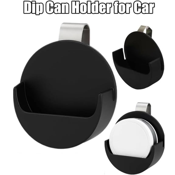 KOYPTL 1/2 Pcs Dip Can Holder for Car Visor 2026 New Black Car Visor Clip Holder with Secure Storage Universal Pouch Holder for All Vehicles Lightweight Storage Clip for Cars or Belt Random Color