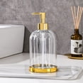 thumbnail image 1 of KOYPTL 15 OZ Clear Soap Dispenser with Pump Thickened Plastic Hand Soap Dispenser Refillable Kitchen Dish Washing Liquid Bottles Bathroom Dispenser Accessory for Hand Soap Lotion Body Wash, 1 of 6