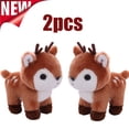 thumbnail image 1 of KOYPTL 2 Pcs Christmas Decorations Reindeer Plushs Toys,Forest Animals Doll Deer Baby Toys for Home Party Indoor Decor Classroom Prizes Birthday Baby Shower Gift Christmas Stocking Stuffers(Brown), 1 of 7