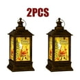thumbnail image 1 of KOYPTL 2 Pcs Christmas Snow Globe Lanterns,Glowing Mini LED Lanterns With Santa Snowman Xmas Tree Battery Operated Christmas Hanging Lanterns for Tree Home Decor Outdoor and Indoor Xmas Decor, 1 of 7