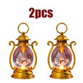 thumbnail image 1 of KOYPTL 2 Pcs Christmas Snow Globes Lantern Table Decorations,Glitter Santa Claus Snowman Battery Operated Lanterns Hanging Ornament for Holiday Party Home Indoor Outdoor Xmas Decor Gift, 1 of 4