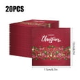 thumbnail image 1 of KOYPTL 20 Pack Christmas Paper Napkins Christmas Trees Disposable Paper Tissue for Party Supplies Serving Tray Baby Shower Birthday Supplies, 1 of 7