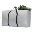 thumbnail image 1 of KOYPTL 20in-Christmas Tree Storage Bag for Moving Boxes Alternative,Heavy Duty Waterproof Oxford Fabric for Holiday Storage Christmas Decoration Gifts Clothes Items Container & Space Saving-Grey, 1 of 5