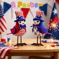 thumbnail image 1 of KOYPTL 2Pcs 4th of July Bird Patriotic Bird Decorations, American Independence Day Decor, Fourth of July Decoration ,Table Fireplace Indoor Holiday Home Decoration Party Ideal Gifts 4th of July Decor, 1 of 10
