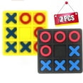 thumbnail image 1 of KOYPTL 2pcs Noughts And Crosses Board Game for Toddlers Preschool Adults 4 5 6+ Years Old,Desktop Puzzle Toy,Gift for Family Interaction Travel Christmas Stocking Stuffers Birthday Party Supplies, 1 of 4
