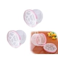 thumbnail image 1 of KOYPTL 2pcs-Nylon Mesh Washing Bag for Clothing Underwear Bras,Zippered Protective Laundry Bag for Lingerie Cleaning,Household Useful Bra Wash Bag, 1 of 8