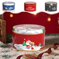 thumbnail image 1 of KOYPTL 3 Pcs Christmas Candy Storage Tins Round Cookie Tins with Lids for Gift Giving Metal Christmas Storage Boxes for Snacks Cookies Chocolate Gift Wrapping Holiday Party Supplies Xmas Gifts, 1 of 6