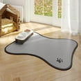 thumbnail image 1 of KOYPTL 30*40cm Silicone Pet Food Mat Pet Feeding Mat with Raised Edges Waterproof Dog Bowl Mat for Food and Water Cat and Dog Placemat for Floors Gray, 1 of 7