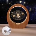 thumbnail image 1 of KOYPTL 3D Crystal Ball Night Light,Galaxy Lamp with Wood Base,Safe Warm Light for Bedroom,Space Universe Model,Gifts Exchange for Adults,Home Decor-Gifts for Birthday and Christmas Valentine's Day, 1 of 7