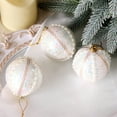thumbnail image 1 of KOYPTL 3Pcs Christmas Ball Ornaments for Tree,Shatterproof Foam Glittering Hanging Bulbs Pendants for Christmas Tree Porch Lawn Yard Holiday Decorations for Xmas Birthday Home Party Supplies, 1 of 6