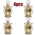 thumbnail image 1 of KOYPTL 4 Pcs Christmas Mini Lanterns LED Lanterns Christmas Table Decorations,Battery Operated Christmas Hanging Ornaments Candle Lanterns for Wedding Holiday Party Outdoor Home Xmas Decor Indoor, 1 of 7