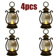 thumbnail image 1 of KOYPTL 4 Pcs Christmas Mini Lanterns LED Lanterns Christmas Table Decorations,Battery Operated Christmas Hanging Ornaments Candle Lanterns for Wedding Holiday Party Outdoor Home Xmas Decor Indoor, 1 of 7
