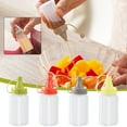 thumbnail image 1 of KOYPTL 4 Pcs Mini Squeeze Bottles for Sauces & Condiments, 1 OZ Refillable Containers Transparent Kitchen Seasoning Jar for BBQ, Ketchup Oil Art Craft Precise Tips Dishwasher Safe BPA Free Green, 1 of 6