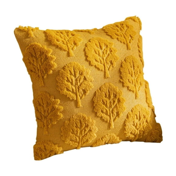 KOYPTL 45x45x4cm Fall Decorations Autumns Plushs Pillow Three Dimensional Leaves Embroidery Pillow Set for Harvests Festival Holiday Sofa Living Room Floral Home Farmhouse Couch Decoration