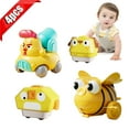 thumbnail image 1 of KOYPTL 4pcs Baby Animals Inertia & Clockwork Car Toys Set for Toddlers 6-12 8-18 Months,Christmas Stocking Stuffers Gifts for Boys Girls,Crawling Tummy Time Toy for 1 2 Years Old Gift for Birthday, 1 of 10