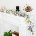 thumbnail image 1 of KOYPTL 5.9FT Easter Garland for Mantle, Artificial Spring Vine with Eggs for Rustic Fireplace Arch Indoor Outdoor Table Door Wall Window Decor, Easter Garland Decorations for the Home, 1 of 6