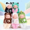 thumbnail image 1 of KOYPTL 5 Inch Mini Baby Dolls Set for Toddlers,5pcs Realistic Baby Dolls with Different Animal Clothes Style,Cute Tiny Gifts Christmas Birthday Holiday Gift for Kids Boy Girls 3+Years Old, 1 of 6